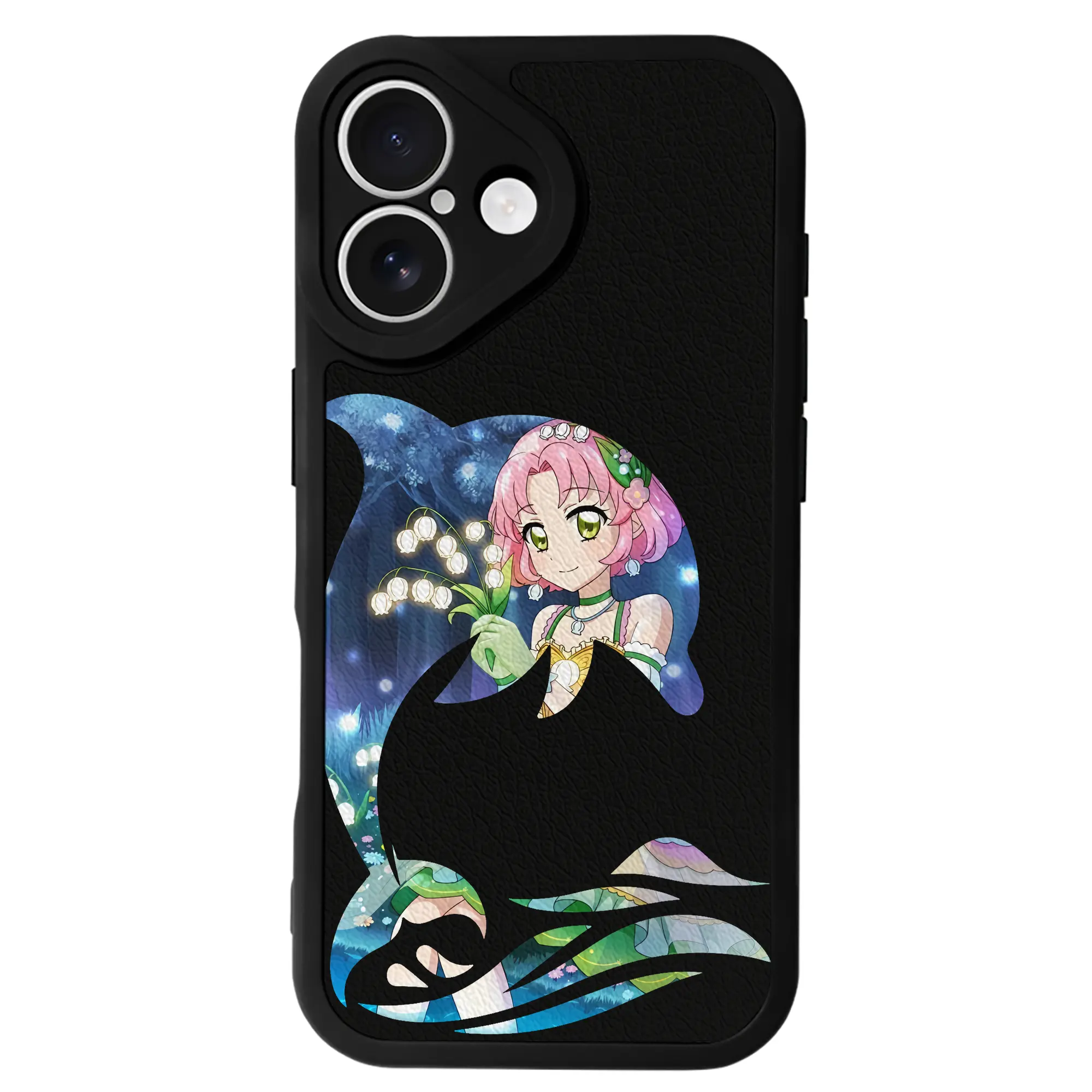 アイカツ グッズ 北大路 さくら - IPhone 16シリーズ対応 ・ シリコンスマホケース ・ レザー調 ・ 高精度フィット ・ 耐衝撃 ・ ワイヤレス充電対応 ・ 精密カット